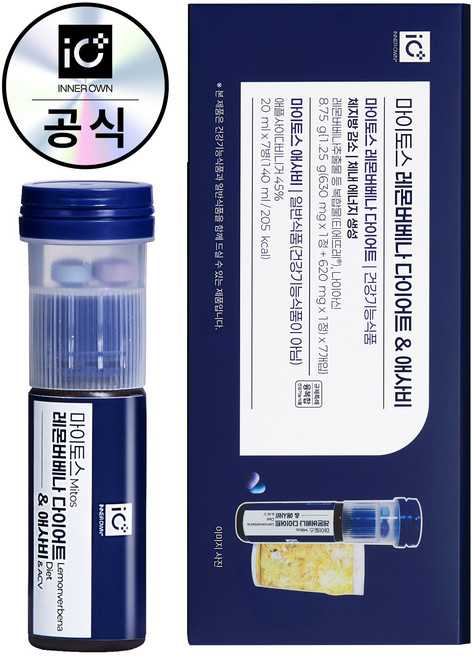 마이토스 레몬버베나 다이어트 애사비 체지방 감소 3세트, 3박스, 7회분