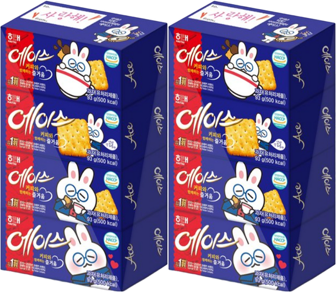 해태제과 에이스, 93g, 8개