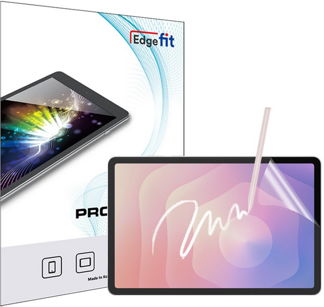 엣지핏 아이패드 갤럭시탭 저반사 종이질감 지문방지 액정보호필름, 1개