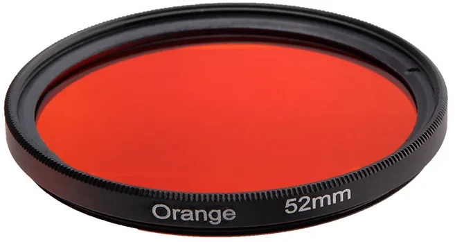 Filter Color Yellow Orange Seawater Tank 49MM Canon Nikon Sony DSLR, 01 오렌지, 04 62MM