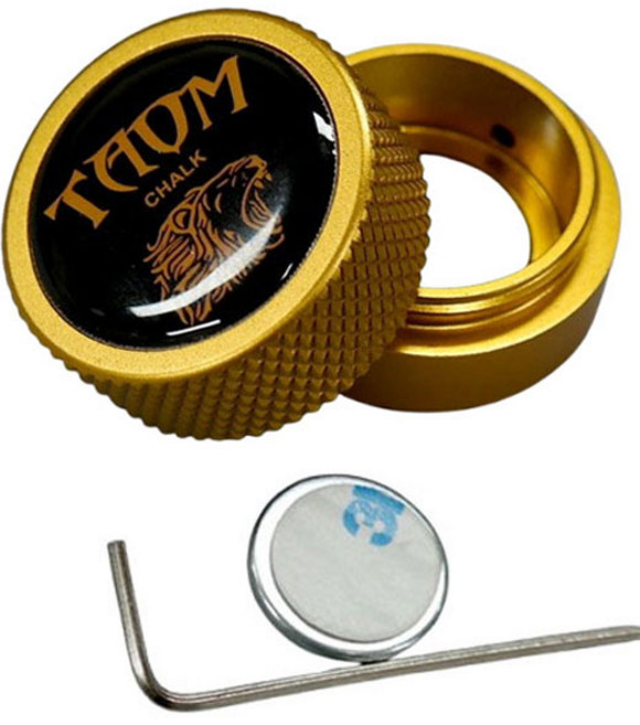 금남당구재료 타옴 원형 쵸크케이스 골드 / 당구장쵸크 당구큐대 당구용품초크 당구쵸크 쵸크업소용 당구장초크 타옴쵸크케이스 당구장초크 당구용품초크 당구쵸크케이스, 1개