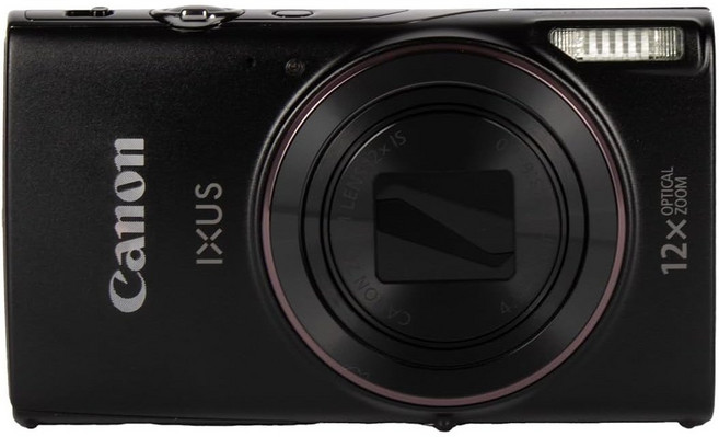 Canon 輕巧型數位相機 12倍光學變焦 - 時尚便攜 輕鬆捕捉生活精彩, IXUS 285 HS A/黑色