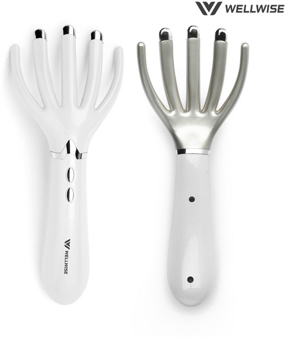 웰와이즈 머리 마사지기 무선 두피 마사지 WHM-1100, 단품