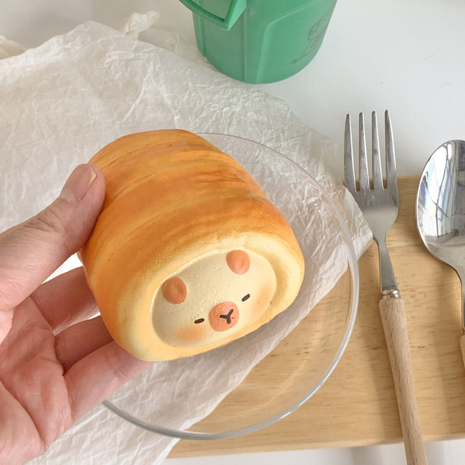 걸스코코 [35종]말랑이 모찌 귀여운동물 슬라임 스트레스해소말랑이