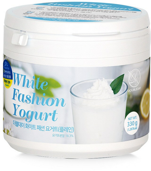 [더블데이] 화이트 패션 요거트 파우더 홈카페 330G / 요거트 스무디 재료 음료 베이스 믹스, 330g(홈카페), 1개, 1개입