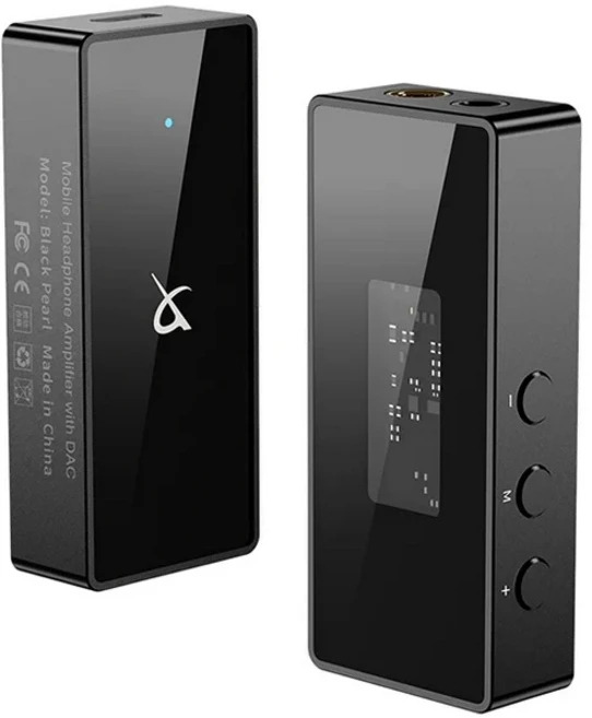 TRN Black Pearl 휴대용 Hi-Fi 디지털 오디오 디코더 3.5+4.4 출력 듀얼 CS43131 PCM 384kHz 32Bit DSD256, 01 Black Pearl