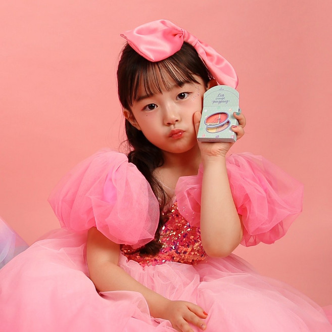 디엘프렌즈 아이팔레트 어린이화장품 어린이섀도우 키즈메이크업, 1개, 리아 오렌지팡팡