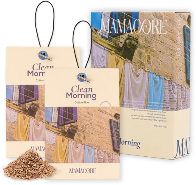 마마꼬레 퍼퓸 센트라이프 샤쉐 차량 옷장 에어 프레셔너 방향제 20g 1+1, 클린모닝, 1세트