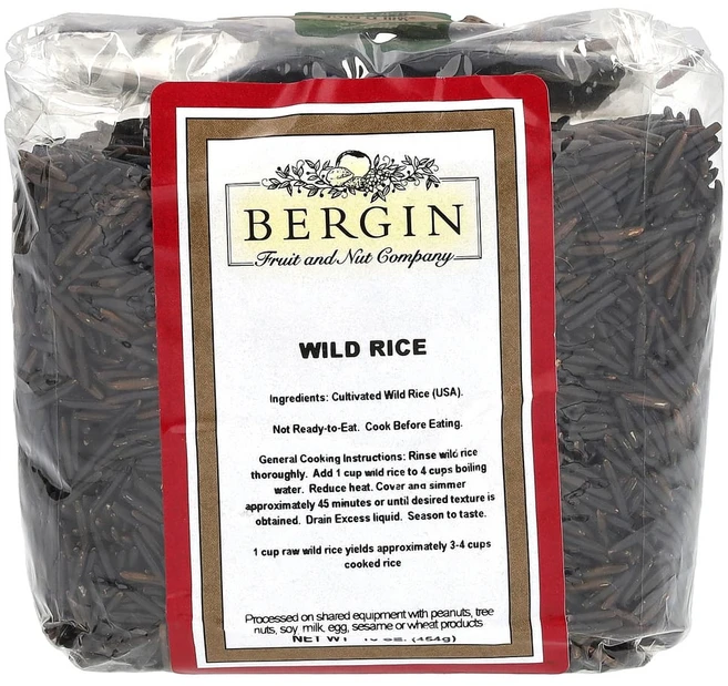 Bergin Fruit and Nut Company 야생 쌀 454g(16oz) 1팩, 1개 - 쿠팡