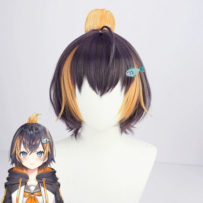 페트라 구린 가발 코스프레 니지산지 EN 버튜버 캐릭터 COS 코스튬 헤어