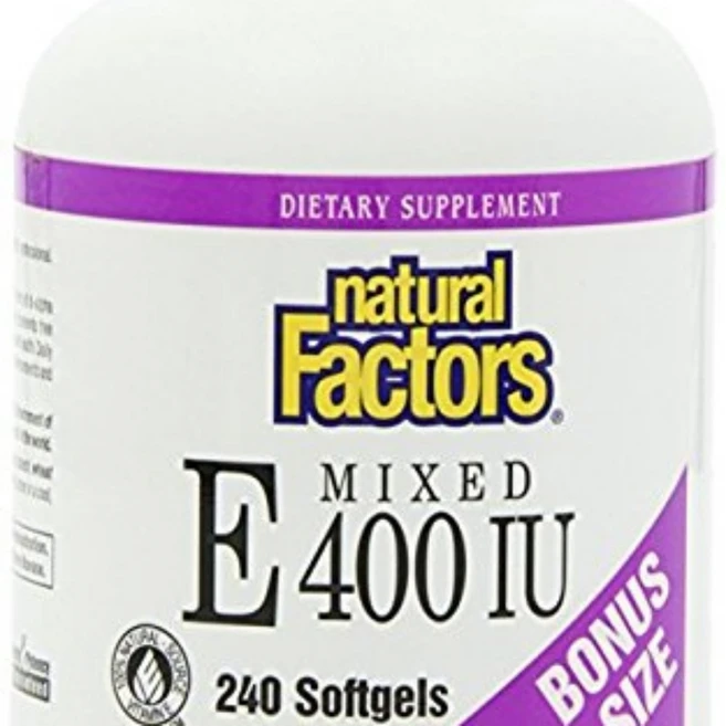 내추럴팩터스 혼합 비타민 E 400IU 240소프트젤, 1개, 240정 - 쿠팡