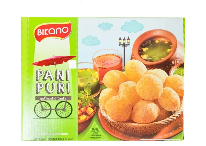 Bikano PANI PURI 파니프리 300g 비카노 인도 과자 INDIA FOOD SNACK 수입 프리파니 음식 식품 BICANO 파니 푸리 퍼리, 1개 - 쿠팡