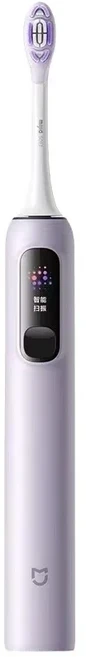 새로운 Xiaomi Mijia Sonic Sweep 진동 칫솔 Pro 지능형 치아 표면 인식 디지털 디스플레이 알림, 03 보라색