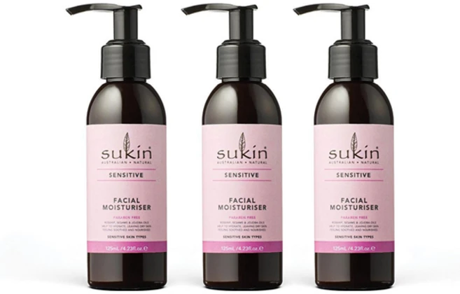 수킨 페이셜 모이스처라이저 센서티브 스킨, 3개, 125ml - 쿠팡