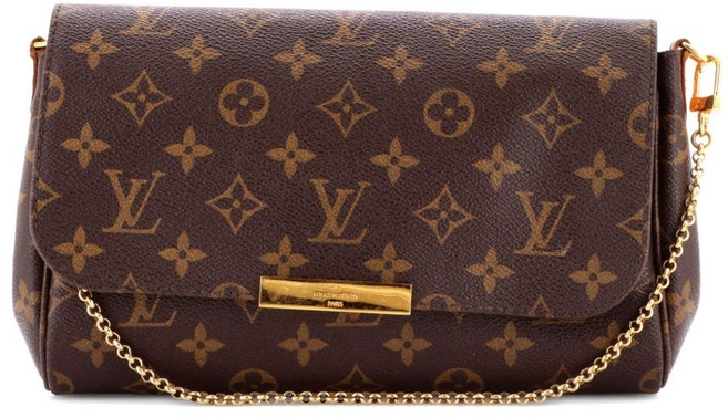 루이 비통 중고 페이보릿 핸드백 모노그램 캔버스 MM 크로스 백