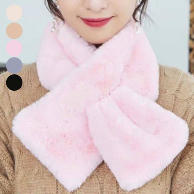 [땡처리] 요거꾹 겨울 털 목도리 쁘띠 머플러