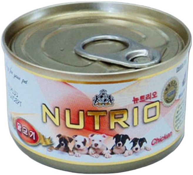 입맛없는 강아지 닭고기 영양캔간식 100g 3개 펫만찬, 닭고기 + 게살 혼합맛