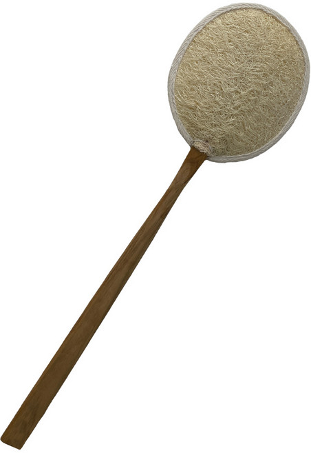 태국 천연 루파 바디 스펀지 손잡이형, 1개, 1개입