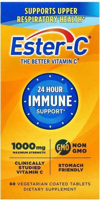 EsterC 24시간 면역력 지원 1 000mg 베지 코팅정 60정 EsterC (에스터씨), 1개 - 쿠팡
