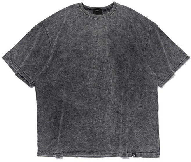 카고브로스 PIG DING OVER BOX SHORT SLEEVE CHARCOAL