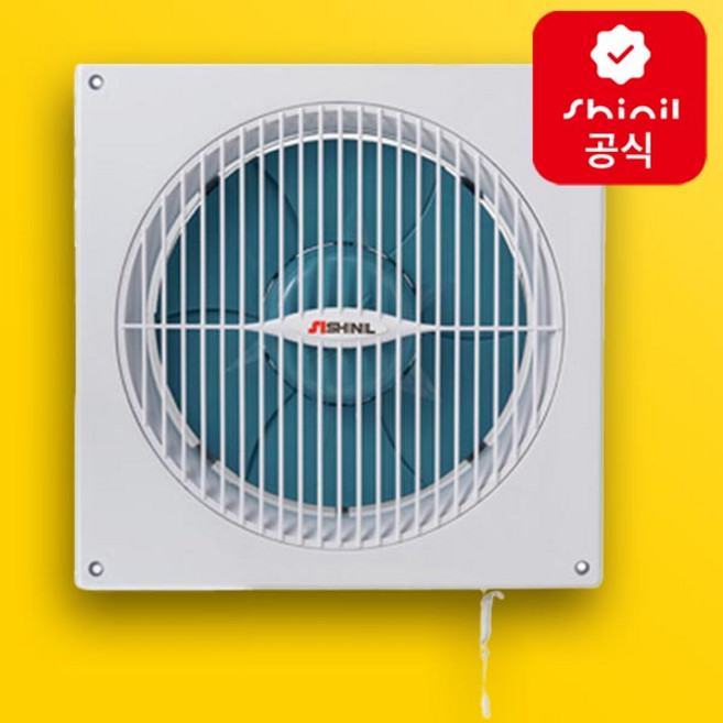 신일전자 자동셧터 신일환풍기 SIV-30KA 사이즈 400mm 벽면 창문 화장실 업소용, 고객직접설치