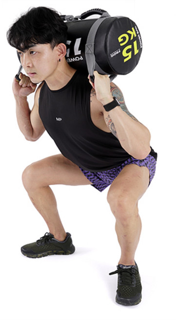 웨이트 파워백 10kg 불가리안백 웨이트백 중량밴드 아쿠아백