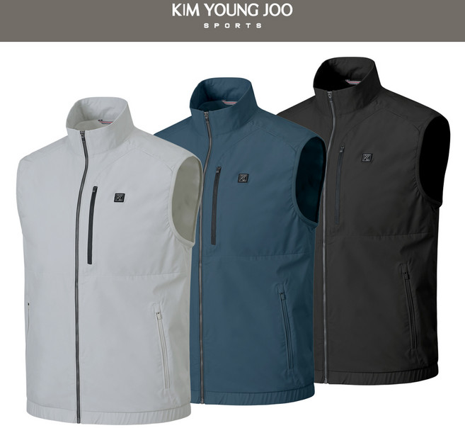 [봄여름용]김영주스포츠 남성 퍼포레이션 윈드 베스트 MV5011