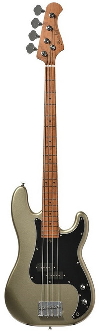 Bacchus BPB-1DX RSM/M 四弦 電貝斯 烤楓木 霧光金, 1個