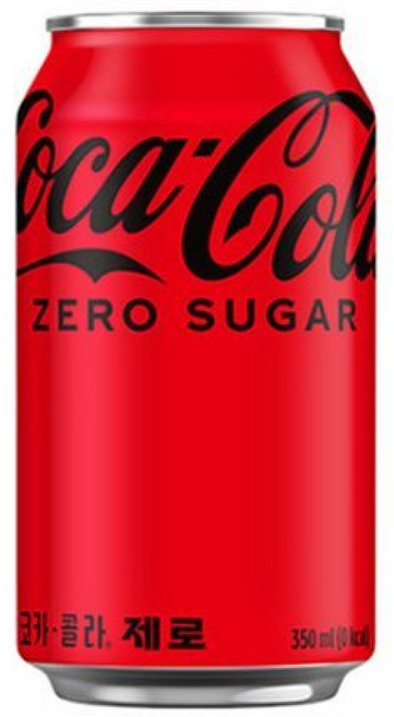 코카콜라 제로 캔 탄산음료, 350ml, 1개