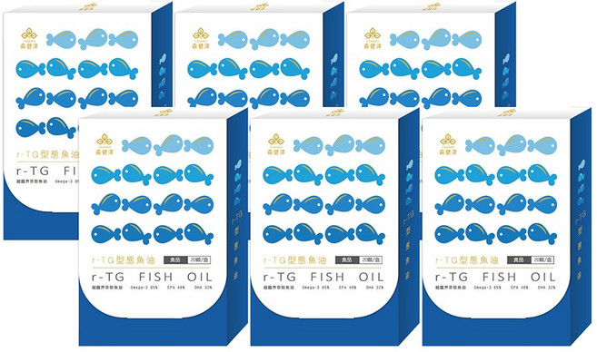 森健津-西班牙純萃超臨界r-TG高濃度魚油 85%Omega-3 魚油軟膠囊, 6個, 20顆