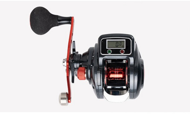 수심체크릴 수심측정릴 한치릴 스타코 SHA300 이카메탈, 우핸들