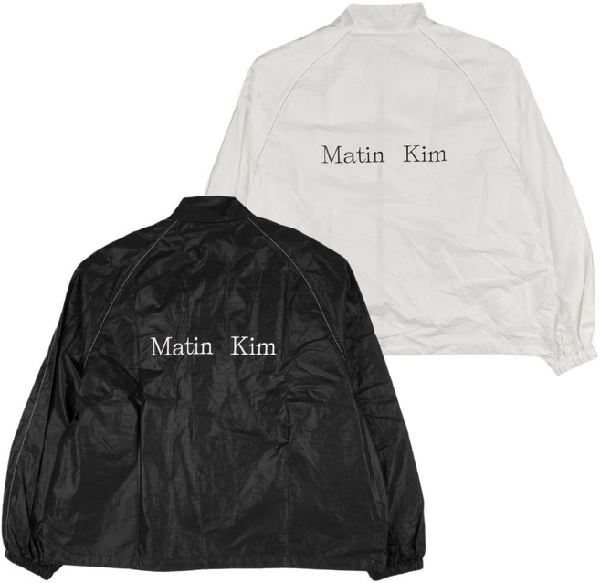 당일발송 마뗑킴 자켓 로고 코팅 점퍼 MATIN KIM LOGO COATING JUMPER + GRAD 정품보증택