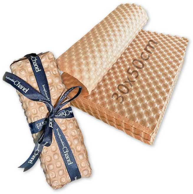 蜂巢氣泡包裝材料 30x50cm 防震緩衝包裝紙 禮品包裝材料, 10個