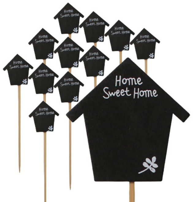 로맨틱노벰버 식물이름표 화분픽, 화분이름표 화분픽 스윗홈 보드(대) 12개입