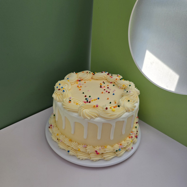 스프링클 데코 클레이 모형케이크, 1개