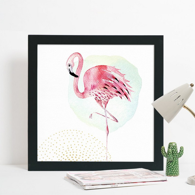 Dec.07 784번 정사각형 원목 액자 벽 33 38 30 40 45 50 60사이즈 임의 맞춤 제작Z, 검은색