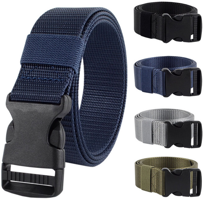 지원군몰 GW원픽 캐주얼 멀티벨트 간편한 플라스틱 버클 쇠독방지 군용 등산 아웃도어 작업복 남자 허리띠