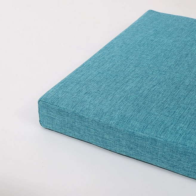 라텍스 방석 3D 두꺼운 천연 라텍스 5cm 방석 컴퓨터 의자 방석, I. 린넨 블루