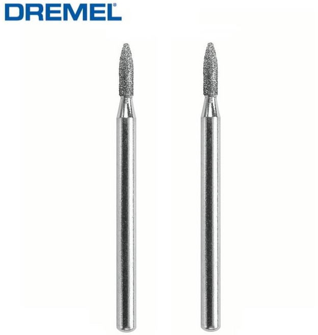 DREMEL 드레멜 다이아몬드휠포인트 7144 (2.4mm) 2개입, 2개