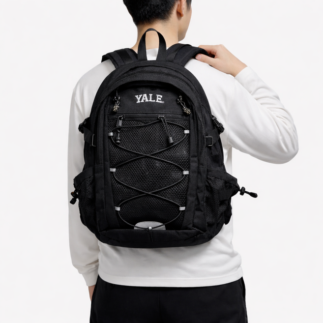 예일 백팩 가방 보부상 여행용 남자 여성 책가방 SEBIEL 파우치
