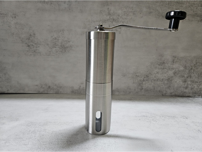 스텐 원두 핸드 그라인더 커피 후추 소금 곡물 그라인더 캠핑 커피, 1개, 100ml