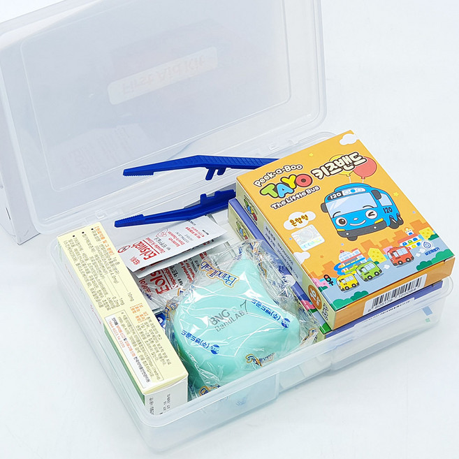 NEW 휴대용 어린이집 구급함 12종 가정용 응급키트 구급상자 구급함세트 약상자 구급약품