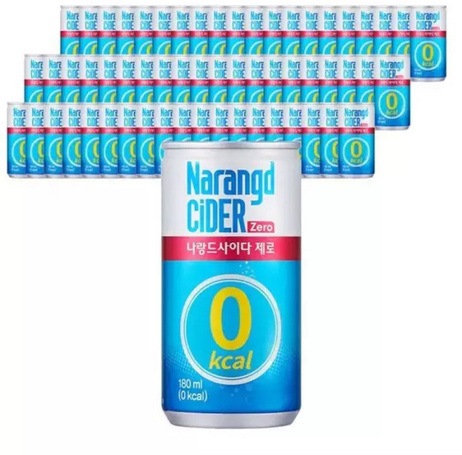 동아오츠카 나랑드 사이다 180ml X 60캔/제로칼로리 음료수
