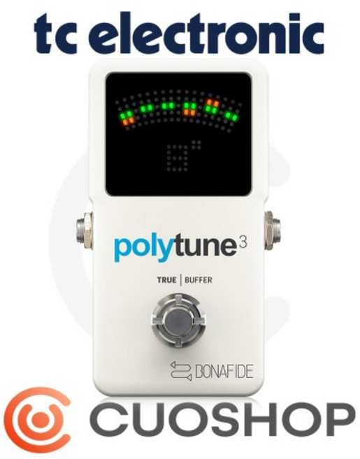 티씨일렉트로닉 6줄 동시 튜닝 PolyTune 3 페달튜너 버퍼, 1개