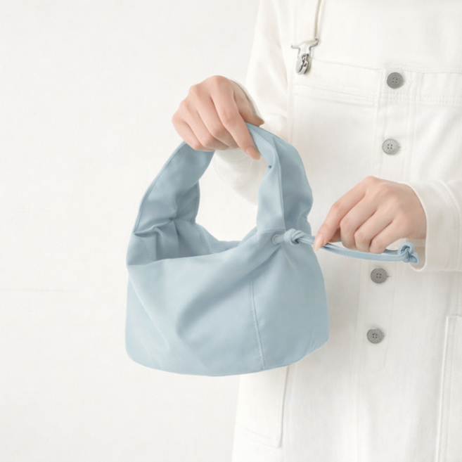 디엘리 셔링 미니 토트백