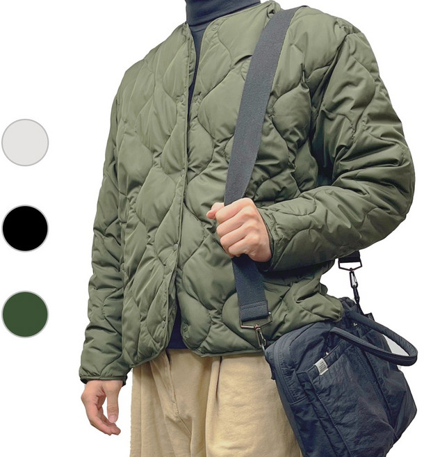 끄라몽 깔깔이 경량패딩점퍼/누빔자켓 UWDJP-01