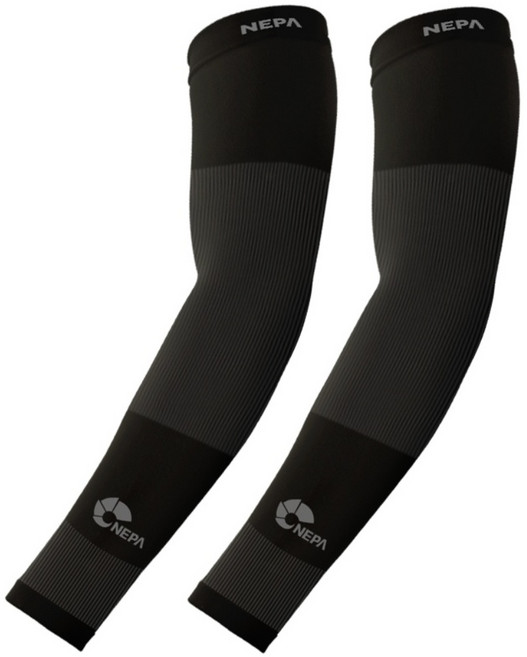 네파 Safety 듀오 자외선 차단 쿨토시 2p, 블랙, 1세트