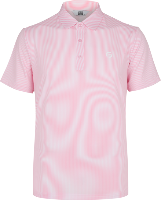 몽크로스 조르지오페리 골프 남성 스트라이프 반팔 카라티셔츠