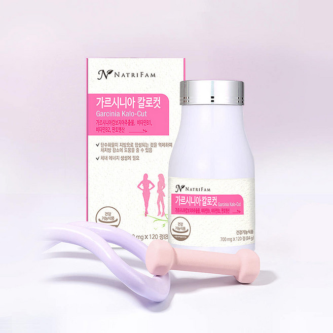 가르시니아 칼로컷 다이어트 활력에너지 체지방 내장지방 복부지방 감소 700mg 120정 1개