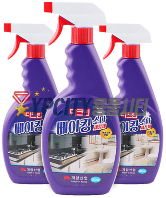 다크린 베이킹소다 세정제 600ml 주방 화장실 욕실 타일 사무실 학교 찌든때 청소 세제, 1개